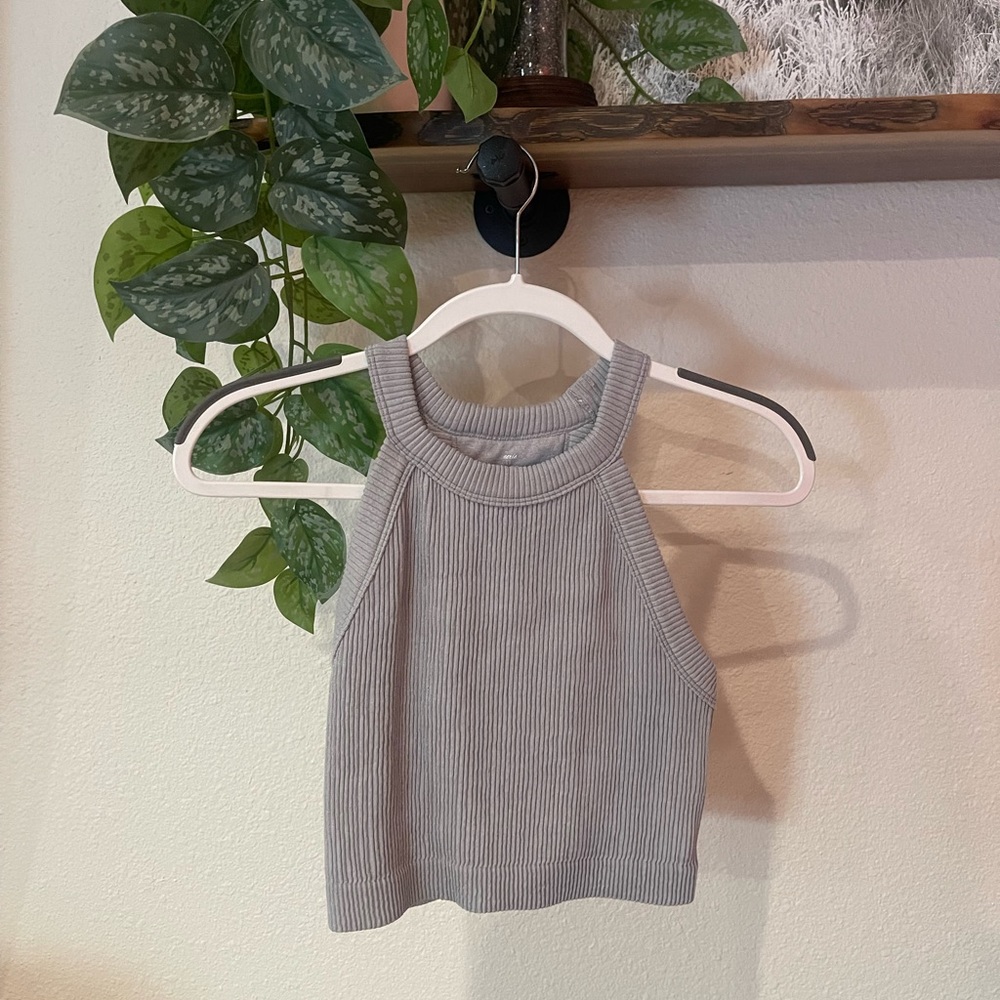 Aerie halter crop top